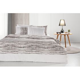 Σετ 3τμχ Σεντόνια Azzam Wenge με Λάστιχο 100x200+32 guy Laroche  100% Cotton Percale