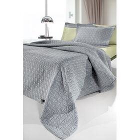 Κουβέρτα Oasis Anthracite 245x260 guy Laroche  60% Cotton, 40% Polyester Jacquard