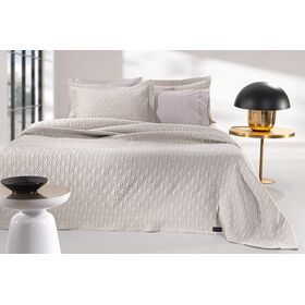 Κουβέρτα Oasis Linen 245x260 guy Laroche  60% Cotton, 40% Polyester Jacquard