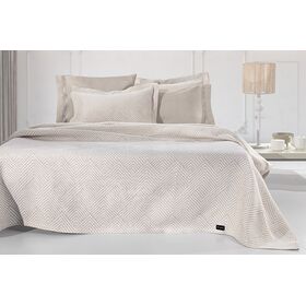 Κουβέρτα Tetris Linen 160x220 guy Laroche  60% Cotton, 40% Polyester Jacquard