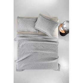 Κουβέρτα Tetris Anthracite 160x220 guy Laroche  60% Cotton, 40% Polyester Jacquard