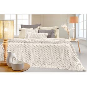 Κουβέρτα Elixir Ivory 260x240 guy Laroche  100% Polyester Art. fur