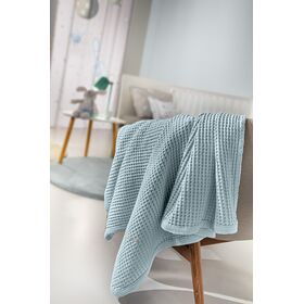 Βρεφική Κουβέρτα Bella L.blue 110x130 guy Laroche  100% Cotton