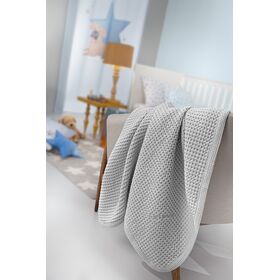Βρεφική Κουβέρτα Bella Silver 110x130 guy Laroche  100% Cotton