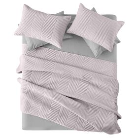 Σετ 2τμχ Κουβερλί Bone Sepia 180x240 guy Laroche  100% Fine Microfiber