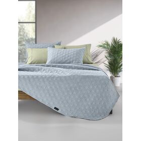 Σετ 2τμχ Κουβερλί Tempest Blue 220x240 guy Laroche  100% Fine Microfiber