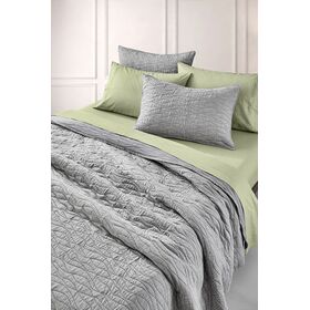 Σετ 2τμχ Κουβερλί Shadow Grey 250x240 guy Laroche  100% Fine Microfiber