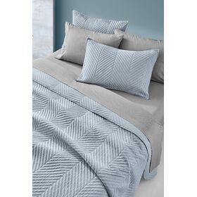 Σετ 2τμχ Κουβερλί Bone Blue 250x240 guy Laroche  100% Fine Microfiber