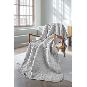 Σετ 2τμχ Κουβερλί Tempest Grey 250x240 guy Laroche  100% Fine Microfiber