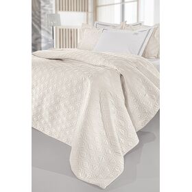 Σετ 3τμχ Κουβερλί Honour Ivory 240x250 guy Laroche  100% Microsatin