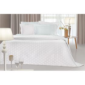 Σετ 3τμχ Κουβερλί Honour White 240x250 guy Laroche  100% Microsatin