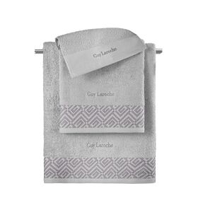 Σετ 3τμχ Πετσέτες Emblem Silver guy Laroche  100% Cotton 500 Gr/m10