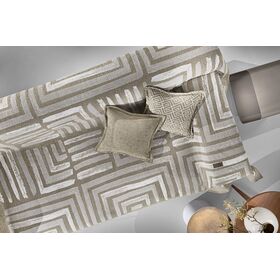 Ριχτάρι Dali Taupe 180x150 (Πολυθρόνα) guy Laroche  37% Cotton-21%polyester-42% Acrylic