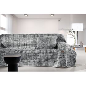 Ριχτάρι Καναπέ Melbourne Silver (Πολυθρόνας) 180x150 guy Laroche  37% Cotton-21%polyester-42% Acrylic