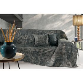 Ριχτάρι Καναπέ Melbourne Petrol (Πολυθρόνας) 180x150 guy Laroche  37% Cotton-21%polyester-42% Acrylic