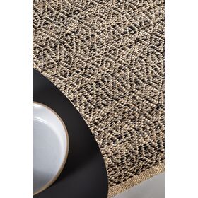 Χαλί Vivendi Black 140x200εκ. guy Laroche  50% Jute - 50% Cotton