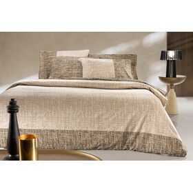 Σετ 3τμχ Σεντόνια Valley Toffee 180x265 guy Laroche  100% Cotton Percale