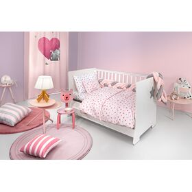 Σετ 3τμχ Βρεφικά Σεντόνια paw Pinky 115x170 guy Laroche  100% Cotton