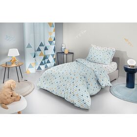 Σετ 3τμχ Παιδικά Σεντόνια two 2 Twenty Aqua 165x250 guy Laroche  100% Cotton