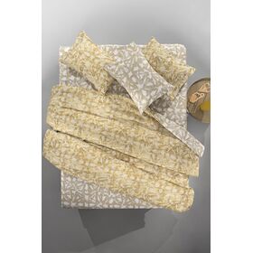 Σετ 3τμχ Παπλωματοθήκη Graffity Sand 225x245 guy Laroche  100% Cotton Percale 160 Count