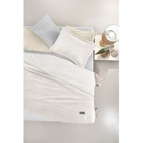 Σετ 2τμχ Κουβέρτα Bolzano Ivory 160x220 guy Laroche  100% Velvet Pol.