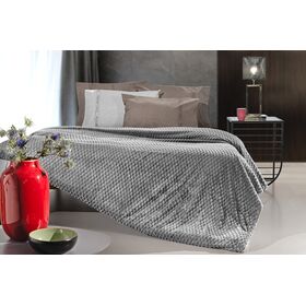 Σετ 2τμχ Κουβέρτα Smoothie Anthracite 160x220 guy Laroche  100% Pol. - Microfiber