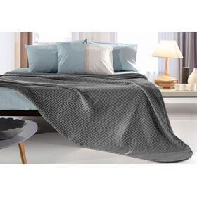 Κουβέρτα Eternity Anthracite 230x240 guy Laroche  100% Cotton Stonewashed