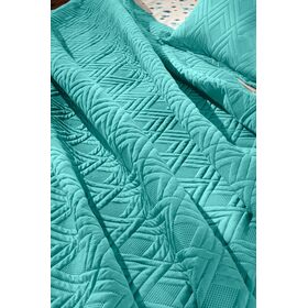 Σετ 2τμχ Κουβερλί Curves Petrol 220x240 guy Laroche  100% Fine Microfiber