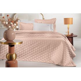Σετ 3τμχ Κουβερλί Honour old Pink 240x250 guy Laroche  100% Microsatin