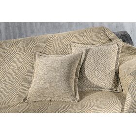 Μαξιλαροθήκη Διακοσμητική Vento Cream 45x45 guy Laroche  50% Cotton -50% Chenille
