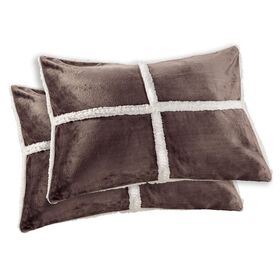 Διακοσμητικά Μαξιλάρια Ζεύγος Astra Cocoa 50x70 guy Laroche  100% Flannel