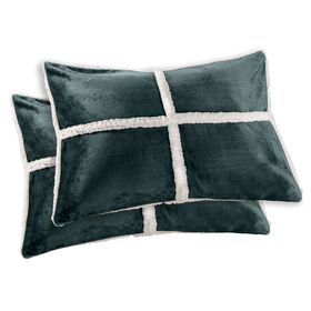Διακοσμητικά Μαξιλάρια Ζεύγος Astra Emerald 50x70 guy Laroche  100% Flannel