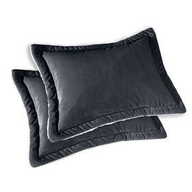 Ζεύγος Διακοσμητικά Μαξιλάρια Sublime Carbon 50x70 guy Laroche  100% Flannel