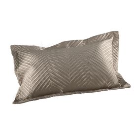Διακοσμητική Μαξιλαροθήκη Seduction Taupe 30x50 guy Laroche Taupe 100% Microsatin