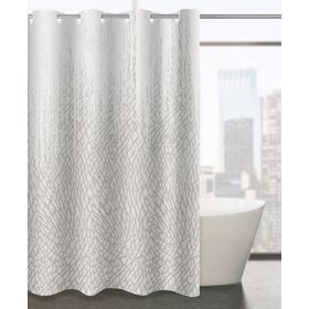 Κουρτίνα Μπάνιου Colorado Silver 180x185 guy Laroche Silver 100% Polyester, Water Repellant