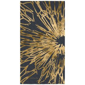 Πετσέτα Θαλάσσης Velour Printed 2202 Golden100x175 guy Laroche  50%cotton-50%polyester