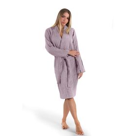 Μπουρνούζι Supreme Amethyst Medium + Πουγκί Καλλυντικών guy Laroche  100% Organic Cotton