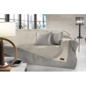 Ριχτάρι Zircon Grey 180x250 guy Laroche Grey Cotton - Chenille