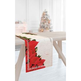 Χριστουγεννιάτικη Τραβέρσα 2008 Laser cut 40x160 Saint Clair  100% Polyester