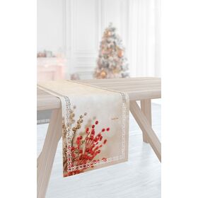 Χριστουγεννιάτικη Τραβέρσα 2012 Laser cut 40x160 Saint Clair  100% Polyester