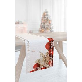 Χριστουγεννιάτικη Τραβέρσα 2013 Laser cut 40x160 Saint Clair  100% Polyester