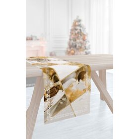 Χριστουγεννιάτικη Τραβέρσα 2018 Laser cut 40x160 Saint Clair  100% Polyester
