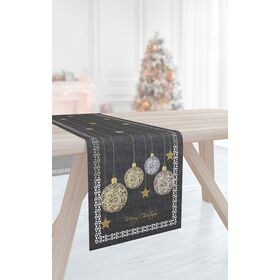 Χριστουγεννιάτικη Τραβέρσα 2023 Laser cut 40x160 Saint Clair  100% Polyester