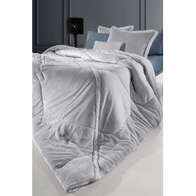 Πάπλωμα Beluga Silver 160x220 guy Laroche Grey 100% Polyester