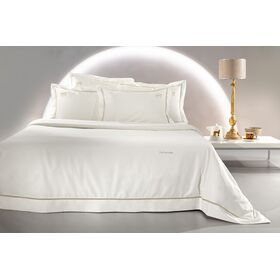 Σετ 3τμχ Παπλωματοθήκη Blend Ecru-Ivory 260x260 guy Laroche  Cotton Satin