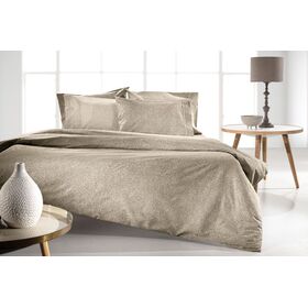 Σετ 2τμχ. Παπλωματοθήκη Musk Wenge 165x225 guy Laroche Brown 100% Cotton Percale