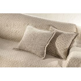 Διακοσμητική Μαξιλαροθήκη Libra Natural 45x45 guy Laroche Beige 65% Chenille / 25% Cotton -15% Polyester