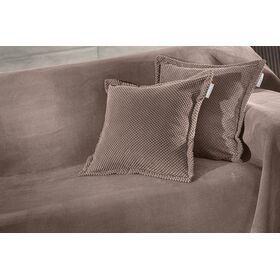 Διακοσμητικό Μαξιλάρι Rubicon Choco 45x45 (Χωρίς Γέμιση) guy Laroche  100% Fine Microfiber