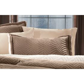 Μαξιλαροθηκες Oxford Velluto Camel 52x72 (Ζεύγος) guy Laroche Camel 100% Μικροΐνες