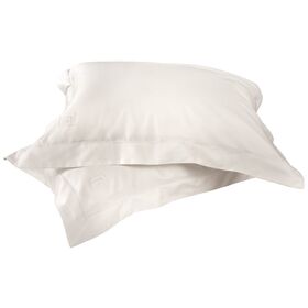 Ζεύγος Μαξιλαροθήκες Silky Ivory Oxford 52x72 guy Laroche  100% Cotton Satin